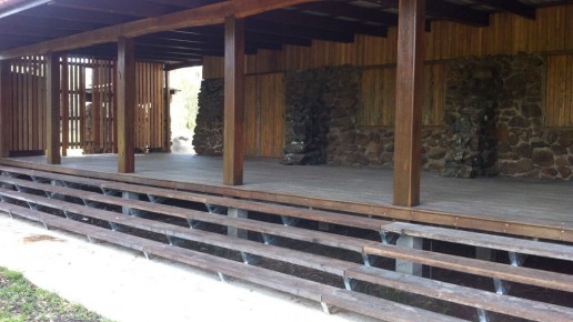 Back verandah – Facilities at Hanging Rock Hall